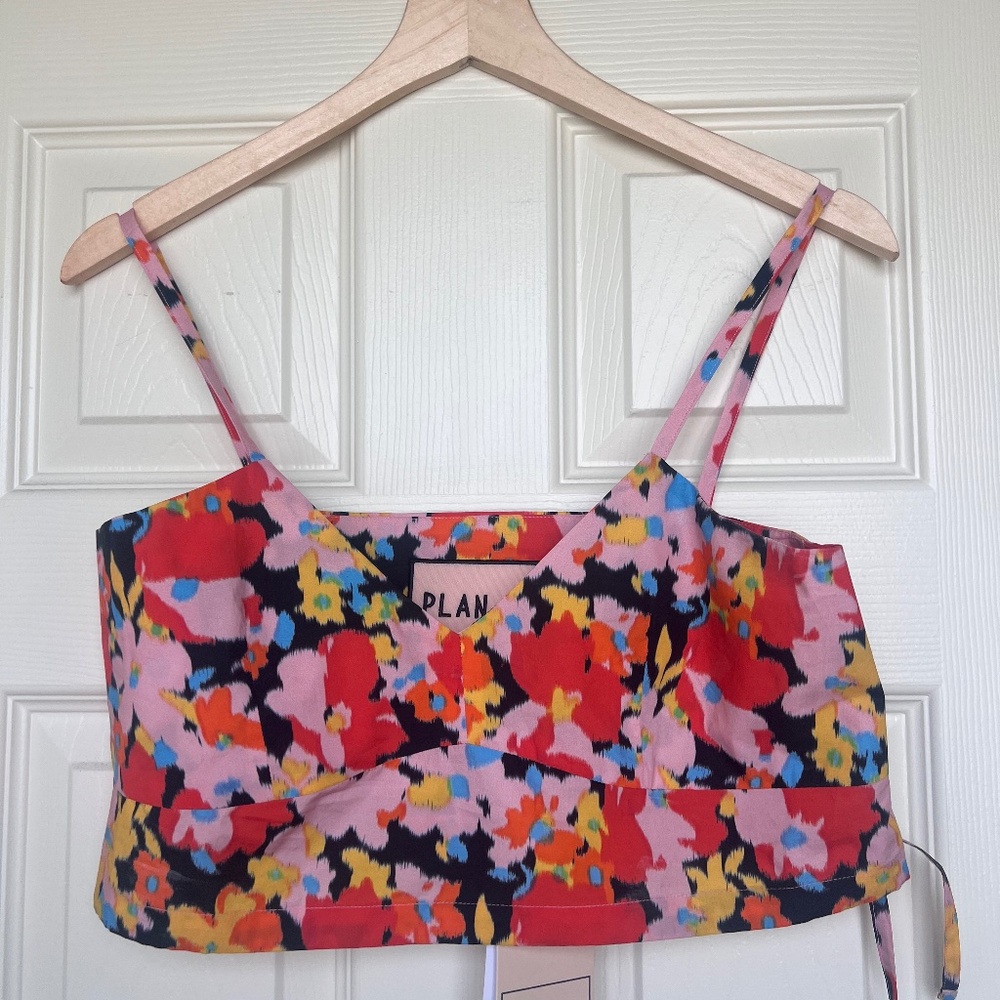 Plan C Cotton Cropped Top